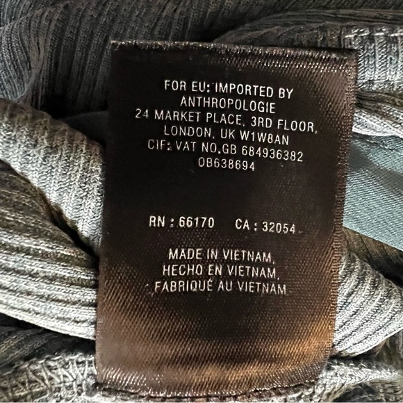 ANTHROPOLOGIE HD In Paris Jacenta Wide Leg Halter Jumpsuit Blue Size Small - Picture 10 of 11